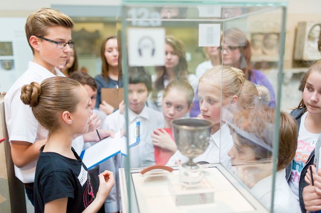 Exploring Objects Sharing Cultures at the British Museum; photo by Benedict Johnson