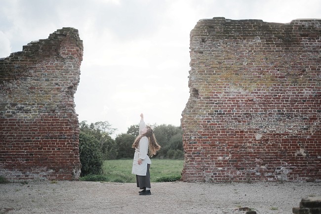 Performer Alice Shepperson; photographer Matt Bartram (Cave and Sky)