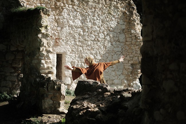 Performer Megan Griffiths; photographer Matt Bartram (Cave and Sky)