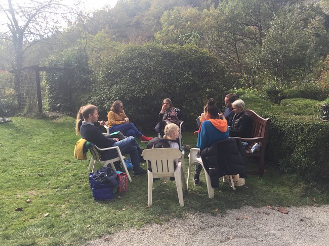 Lunchtime at Carnglaze Caverns