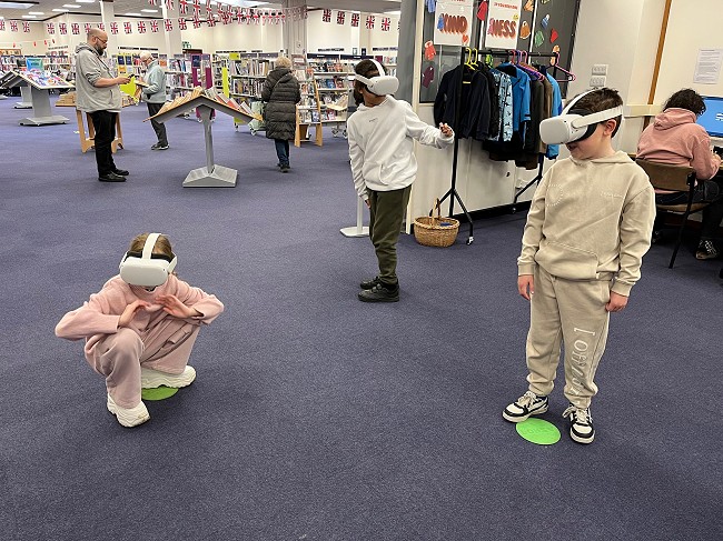 Gathering Place 360 workshops at Staines Library; photograph by Katie Green