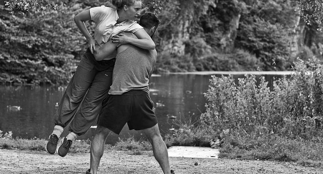 Photos from rehearsal for The Imagination Museum at Creswell Crags